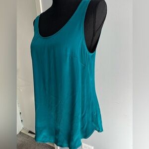 Floreat Teal Sleeveless Top M